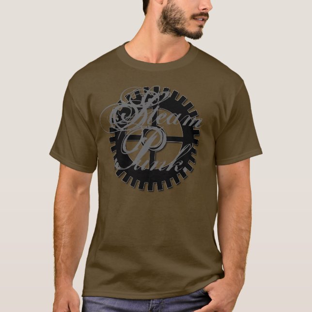 Steampunk utrustar tee shirt (Framsida)