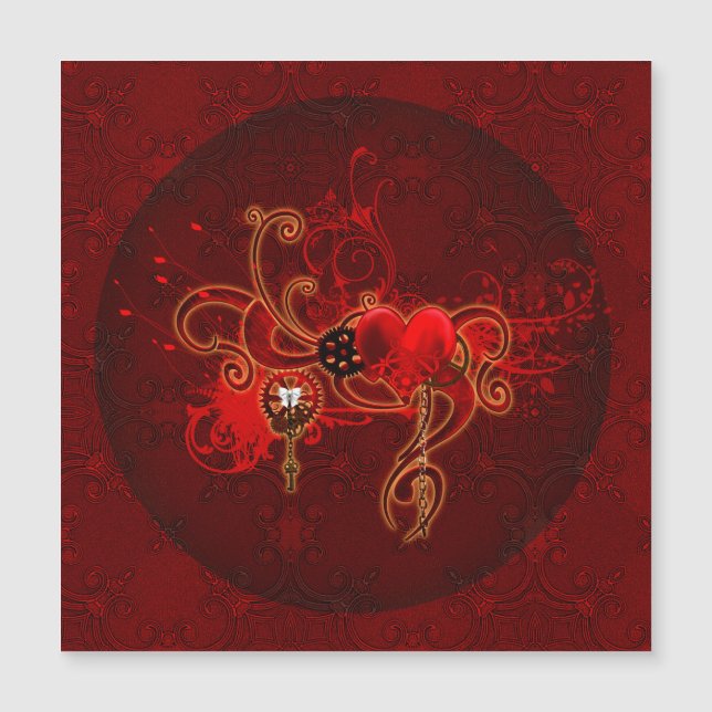 Steampunk, vågat hjärta (Framsida)