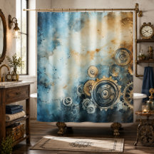 Steampunk-växlar Vattenfärg - Urverk