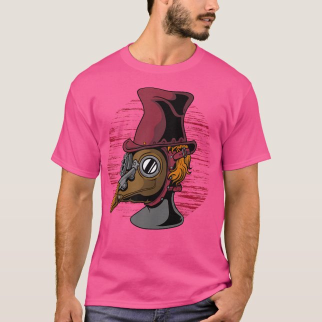 Steampunk Victorian - Ångmotordrivet slagg T Shirt (Framsida)