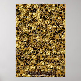 Steampunk Victorian Brass Cogs & Gears Art Poster