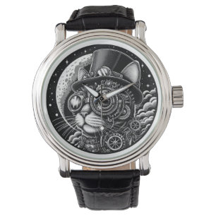 Steampunk Victorian Cat Armbandsur