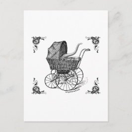 Steampunk Victorian Cthulhu baby Vykort