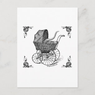 Steampunk Victorian Cthulhu baby Vykort