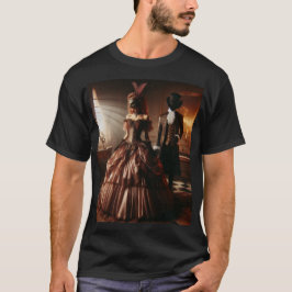 Steampunk Victorian Fantasy Art Masquerade T Shirt