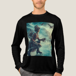 Steampunk Victorian Fantasy Winter Messenger T Shirt