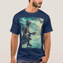 Steampunk Victorian Fantasy Winter Messenger