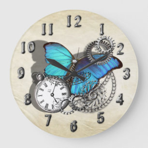 Steampunk Victorian Gears Stor Klocka