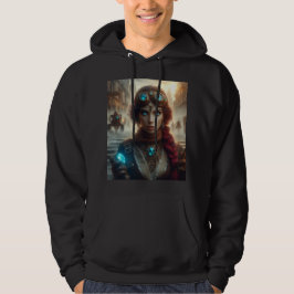 Steampunk Victorian Industrial Dam Adventuress Hoodie