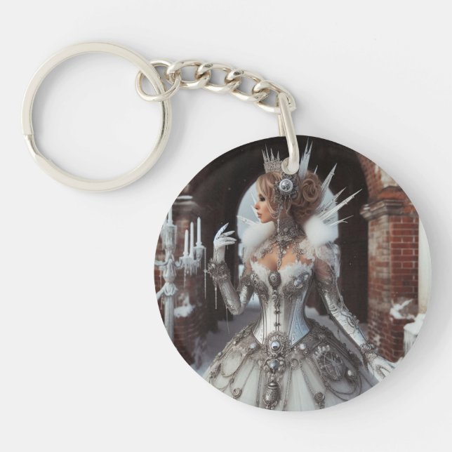 Steampunk Victorian Industrial Winter Ice Queen (Framsidan)