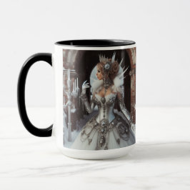 Steampunk Victorian Industrial Winter Ice Queen Mugg