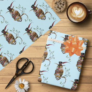 Steampunk Victorian Uggla Presentpapper