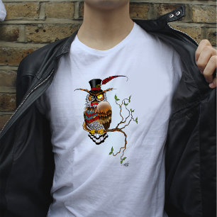 Steampunk Victorian Uggla Tröja