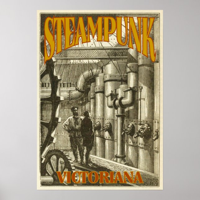 Steampunk Victoriana Poster (Framsidan)