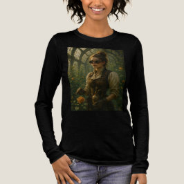 Steampunk viktoriansk trädgårdskonst t shirt