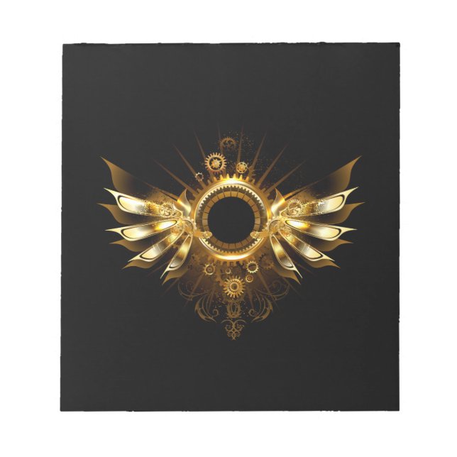 Steampunk vingar anteckningsblock (Framsida)