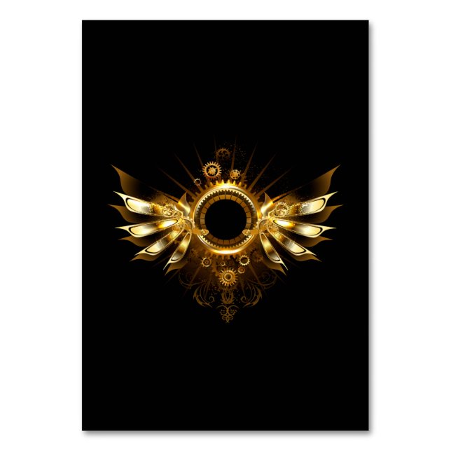 Steampunk vingar bordsnummer (Framsidan)