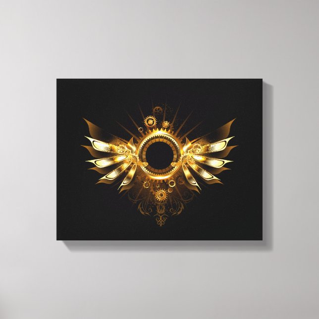 Steampunk vingar canvastryck (Framsida)