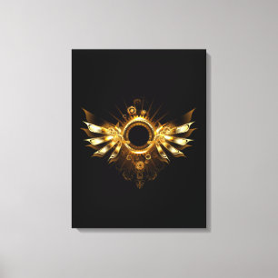 Steampunk vingar canvastryck