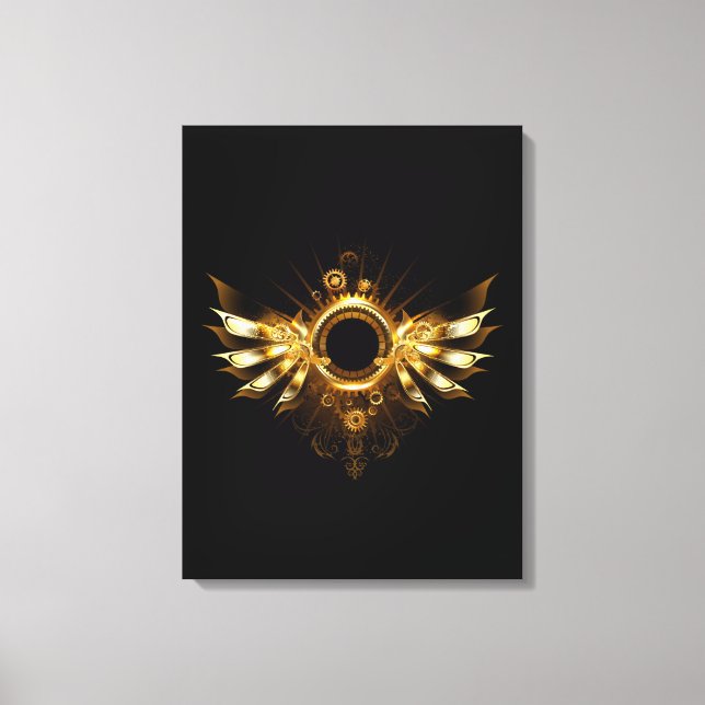 Steampunk vingar canvastryck (Framsida)