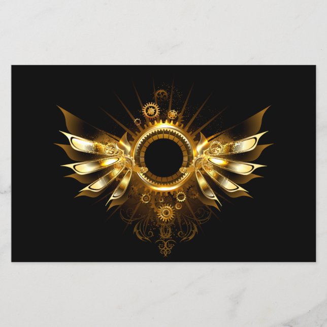 Steampunk vingar flygblad (Framsidan)