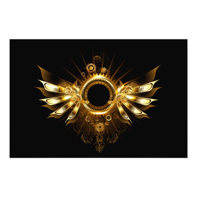 Steampunk vingar fototryck (Framsidan)