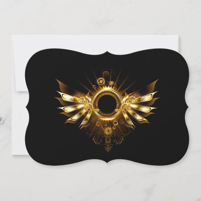 Steampunk vingar kort (Framsida)