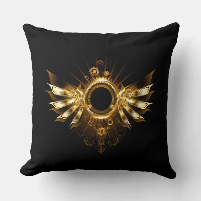 Steampunk vingar kudde (Framsida)