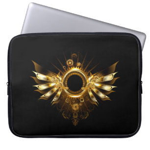 Steampunk vingar laptop fodral