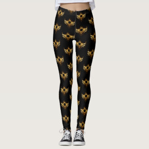 Steampunk vingar leggings