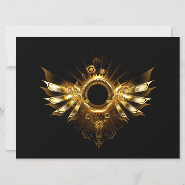 Steampunk vingar meddelande (Framsida)
