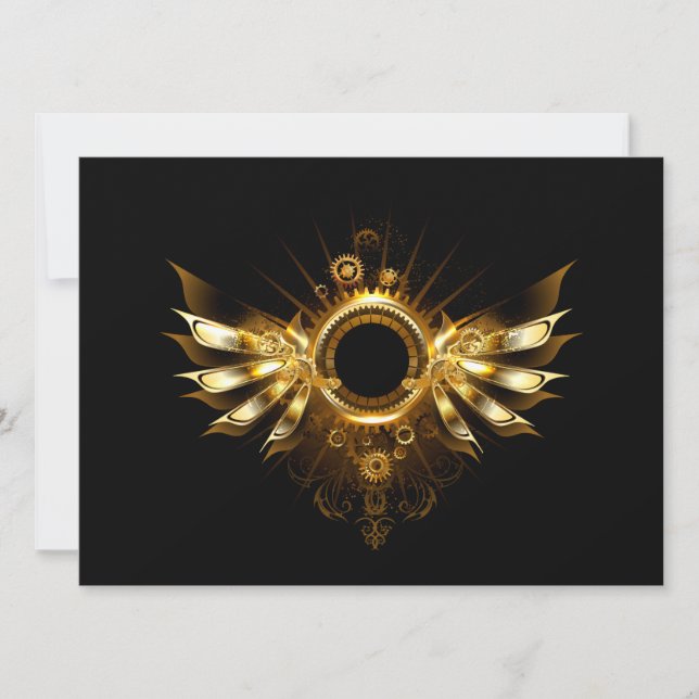 Steampunk vingar meddelande (Framsida)