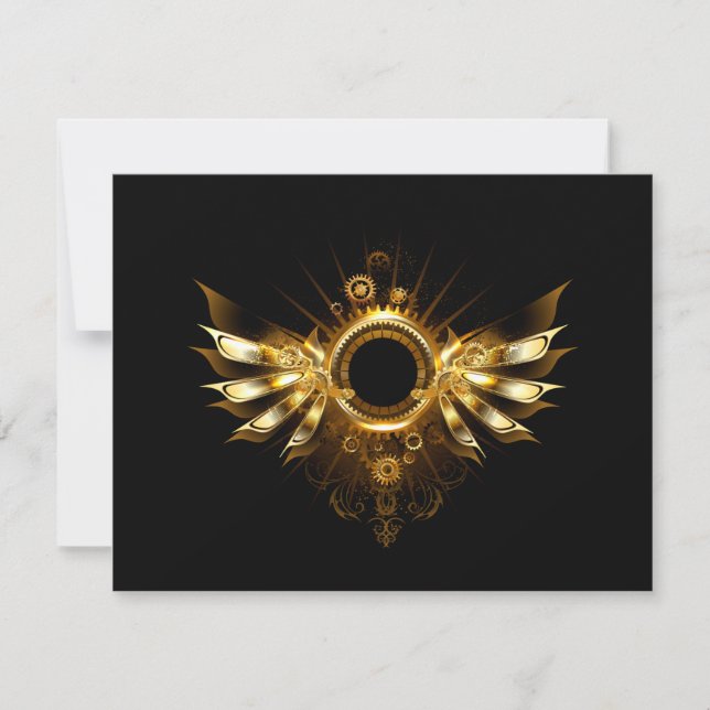 Steampunk vingar meddelande (Framsida)