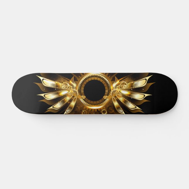 Steampunk vingar mini skateboard bräda 18,5 cm (Horz)