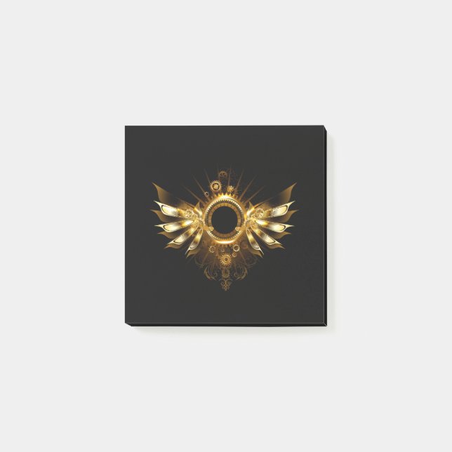 Steampunk vingar post-it block (Framsida)