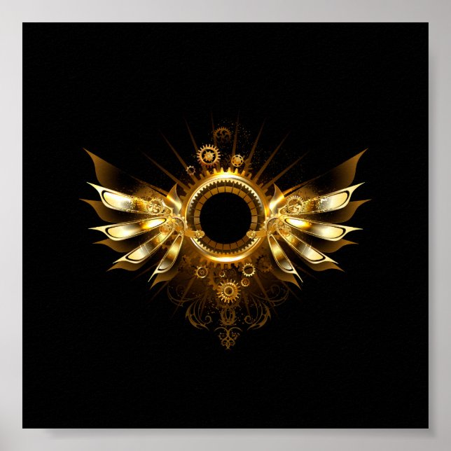 Steampunk vingar poster (Framsidan)