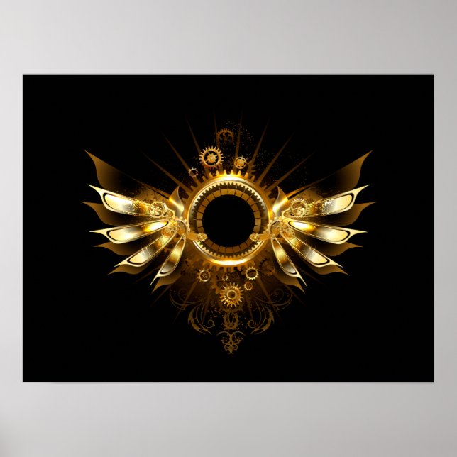 Steampunk vingar poster (Framsidan)