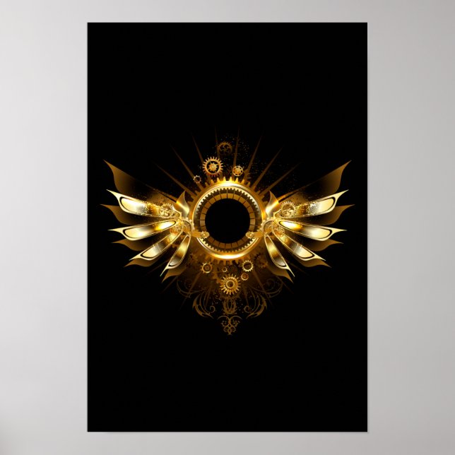 Steampunk vingar poster (Framsidan)