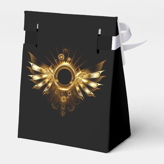 Steampunk vingar presentaskar (Baksidan Sidan)