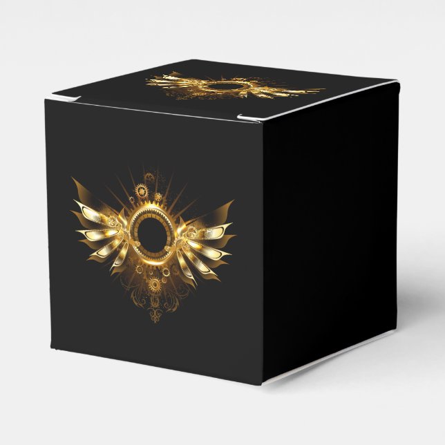 Steampunk vingar presentaskar (Framsidan Sidan)