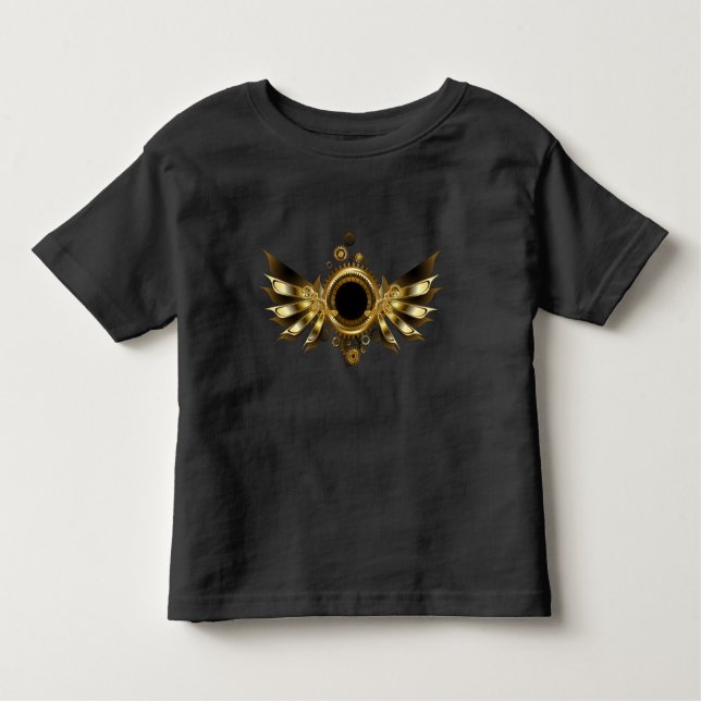 Steampunk vingar t shirt (Framsida)