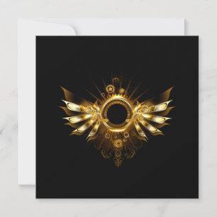 Steampunk vingar tack kort