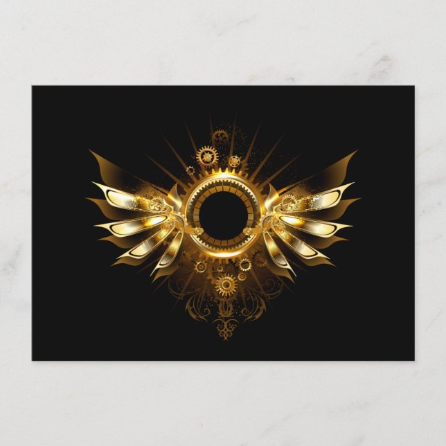 Steampunk vingar tilläggskort (Framsida)