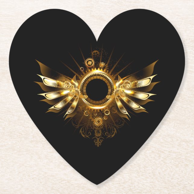 Steampunk vingar underlägg papper (Framsida)