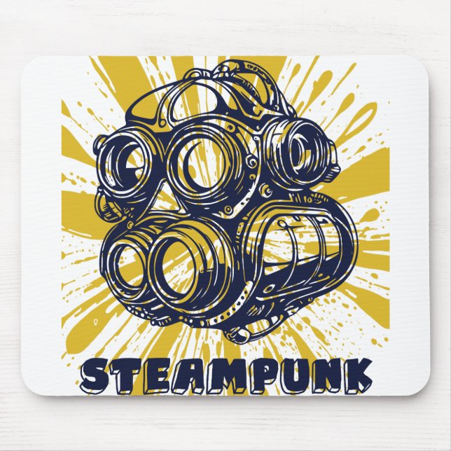 Steampunk Vintage Art - Musmattor (Framsidan)