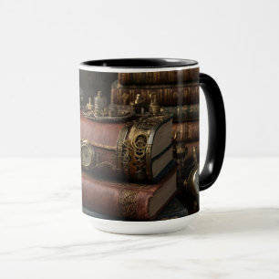 Steampunk Vintage Bokar Mugg