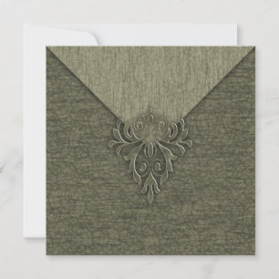 Steampunk Vintage Damask och Blommigt