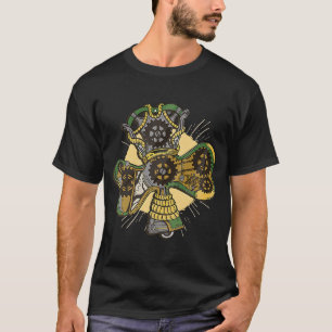 Steampunk vintage kor löv t shirt