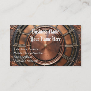 Steampunk Vintage och Victorian Theme Visitkort