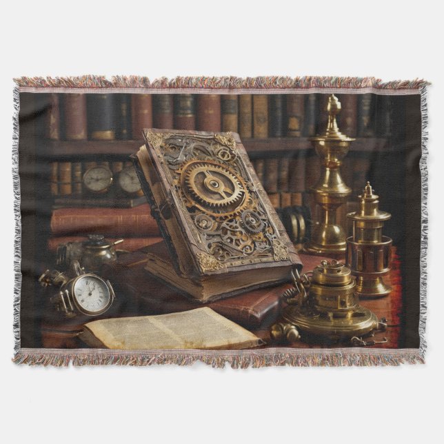 Steampunk Vintage Tome Filt (Framsidan)